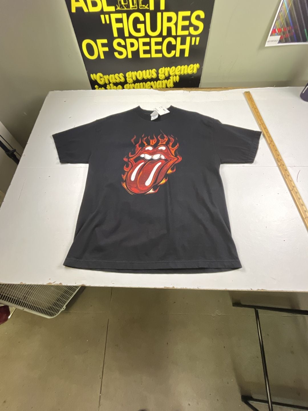 Rolling Stones A Bigger Bang Tour T-Shirt Size XL Black Concert Graphic OF 2