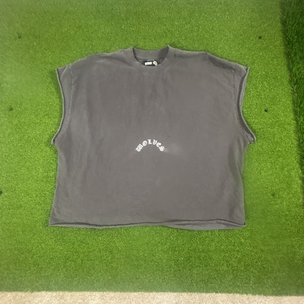 Darc Sport The Batman Wolves Forever Sleeveless T-Shirt Size L Gray