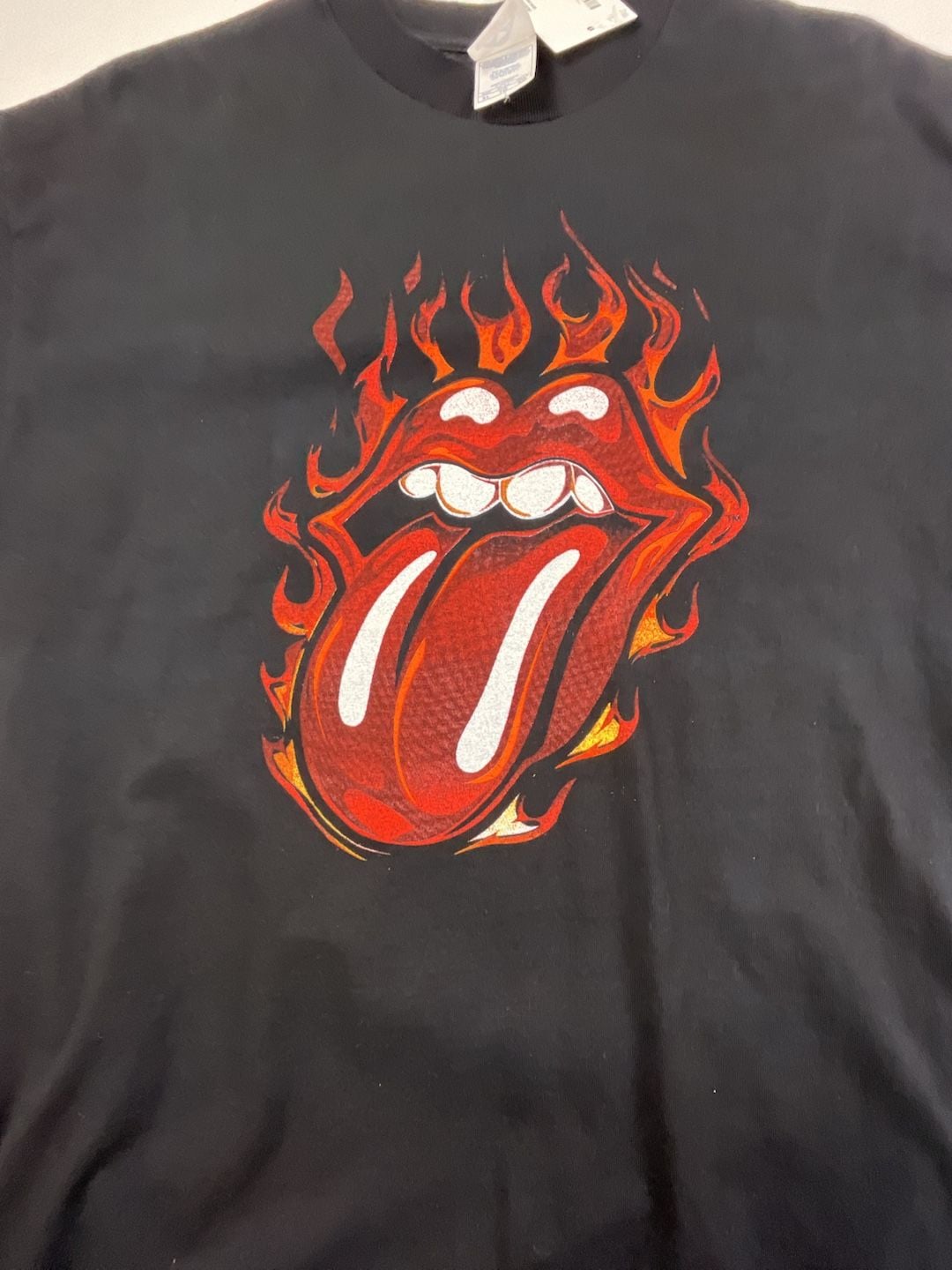 Rolling Stones A Bigger Bang Tour T-Shirt Size XL Black Concert Graphic OF 3