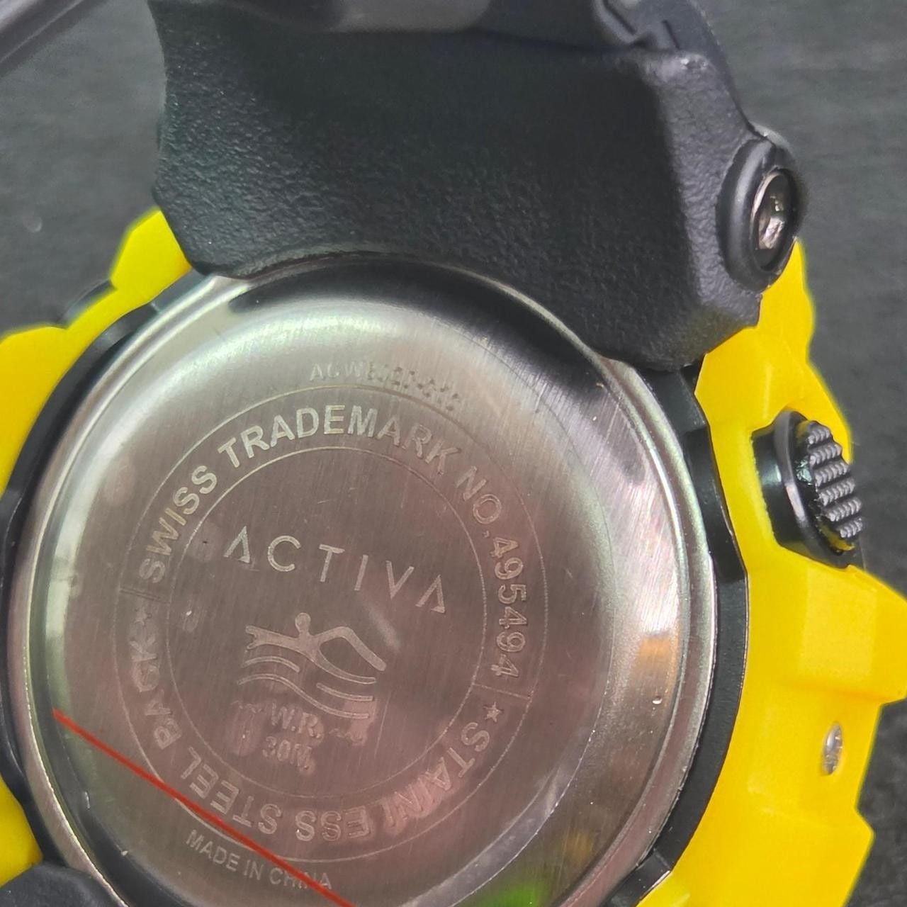 Activa by Invicta Digital Sport Watch Yellow Black Water Resist 6