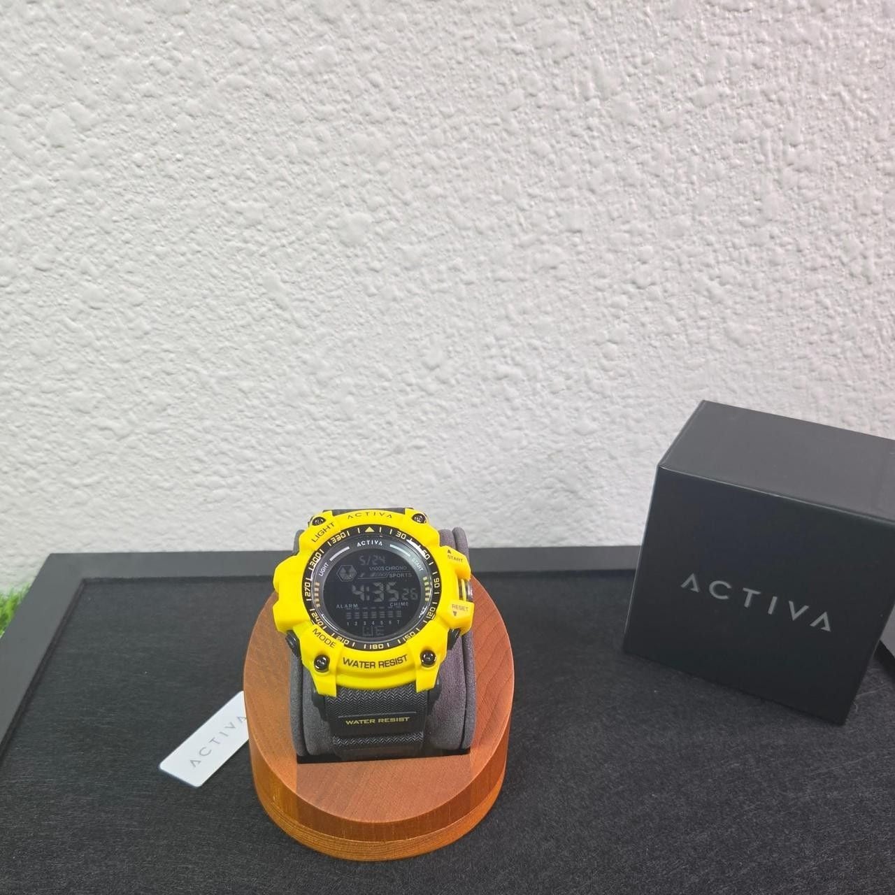 Activa by Invicta Digital Sport Watch Yellow Black Water Resist 8