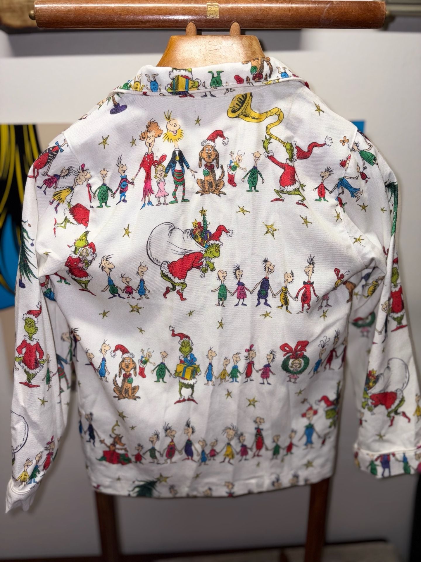 Pottery Barn Kids The Grinch Pajama Top Size 10 9