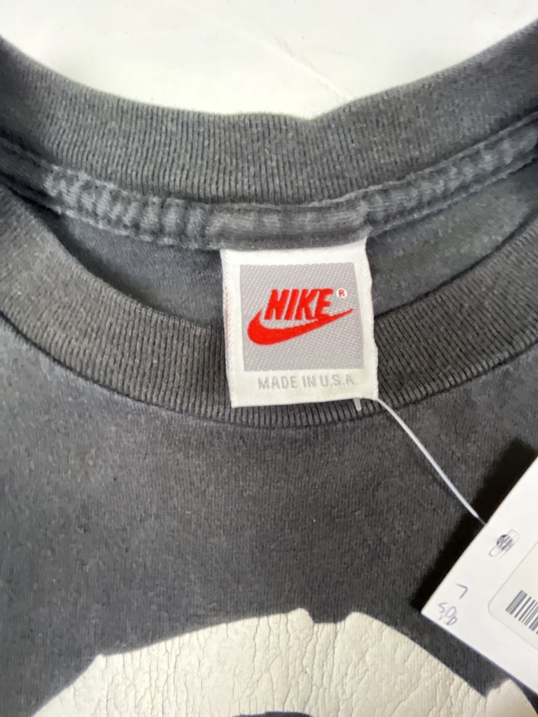 Vintage Nike It's Time T-Shirt Black Graphic Tee Made In USA 4