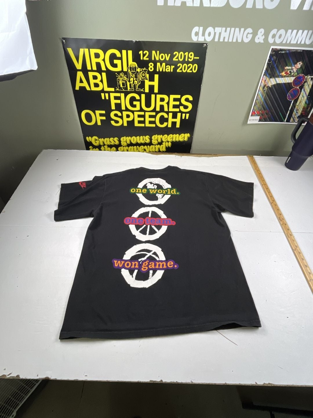 Vintage Nike It's Time T-Shirt Black Graphic Tee Made In USA 5