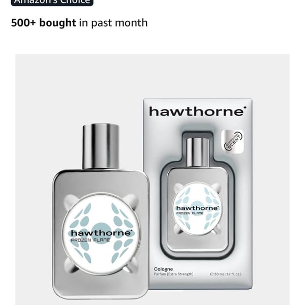 Hawthorne Frozen Flame Mens Warm Scent of Premium 1.7 Fl. Oz.