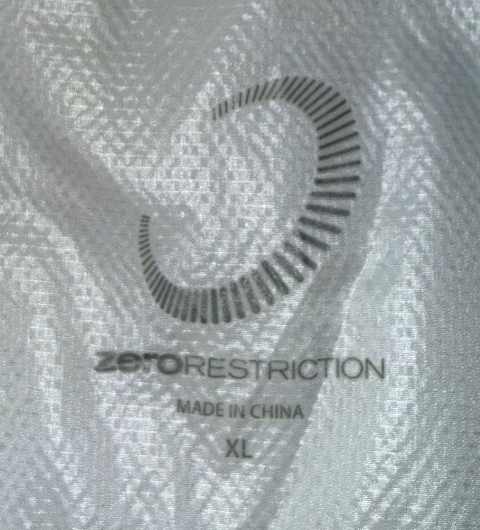 Zero Restriction Jacket Size XL White Orange Windbreaker 4