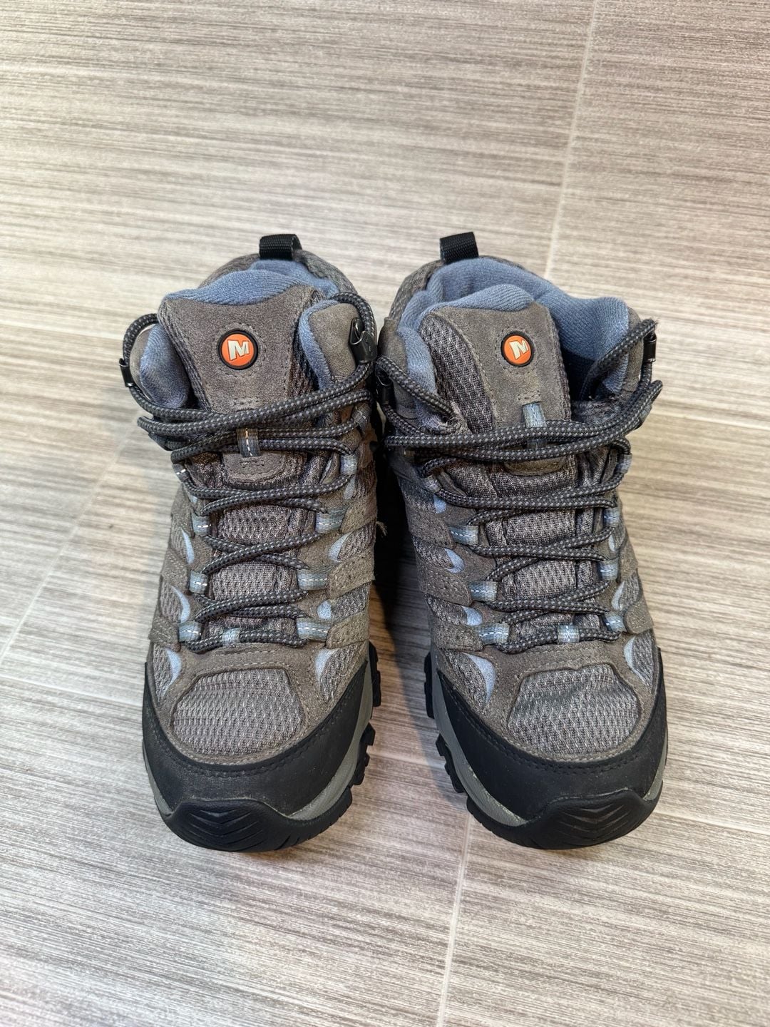 Merrell Moab 3 Mid Waterproof Hiking Boot Size 6.5 Grey 2