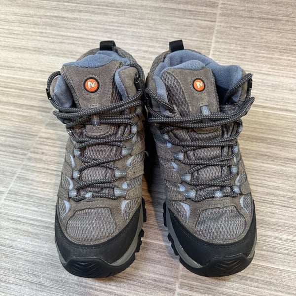 Merrell Moab 3 Mid Waterproof Hiking Boot Size 6.5 Grey