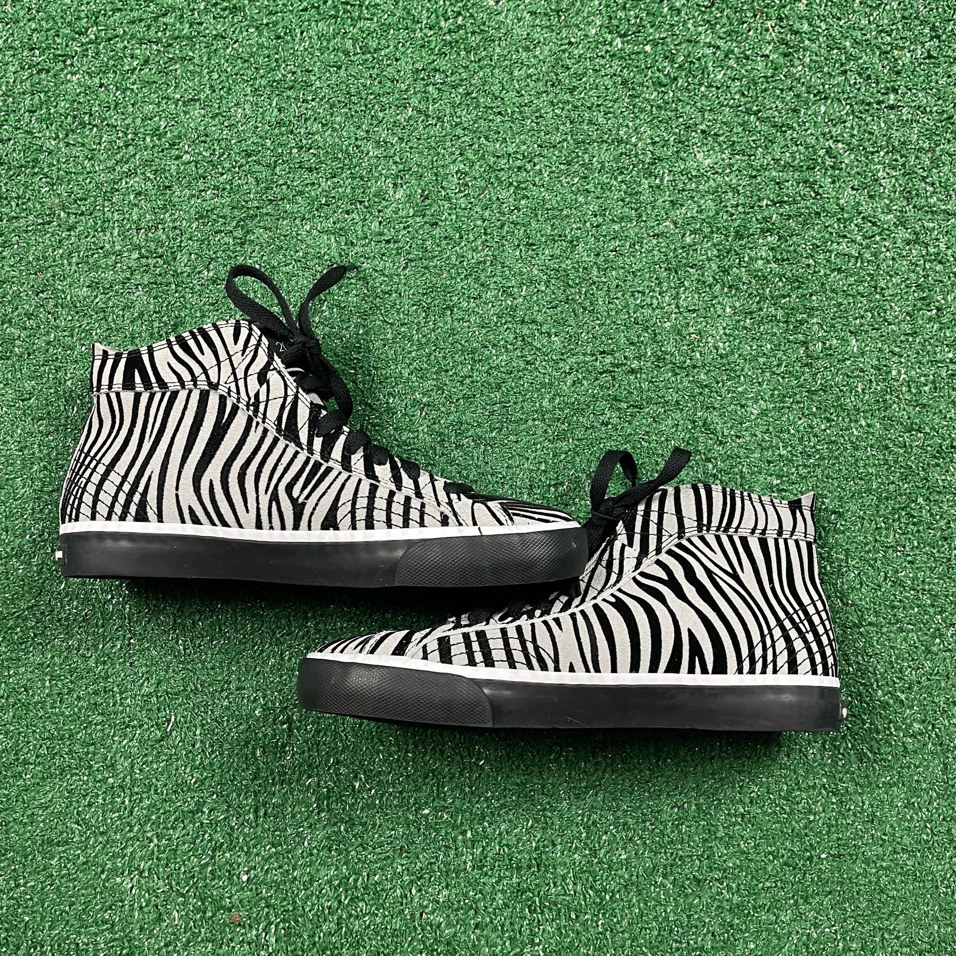Creative Recreation Zeus High Top Sneakers Zebra Black White 4
