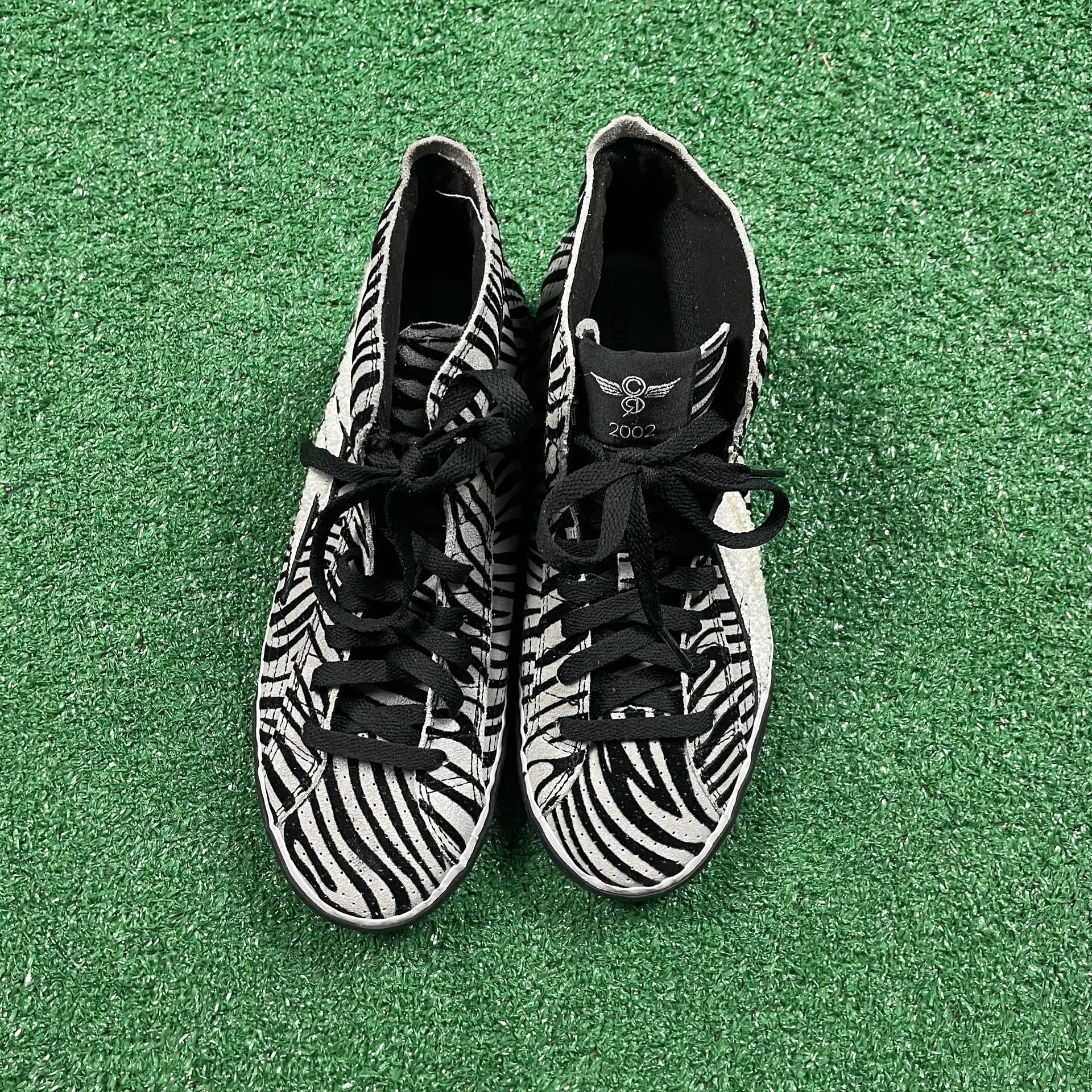Creative Recreation Zeus High Top Sneakers Zebra Black White 6