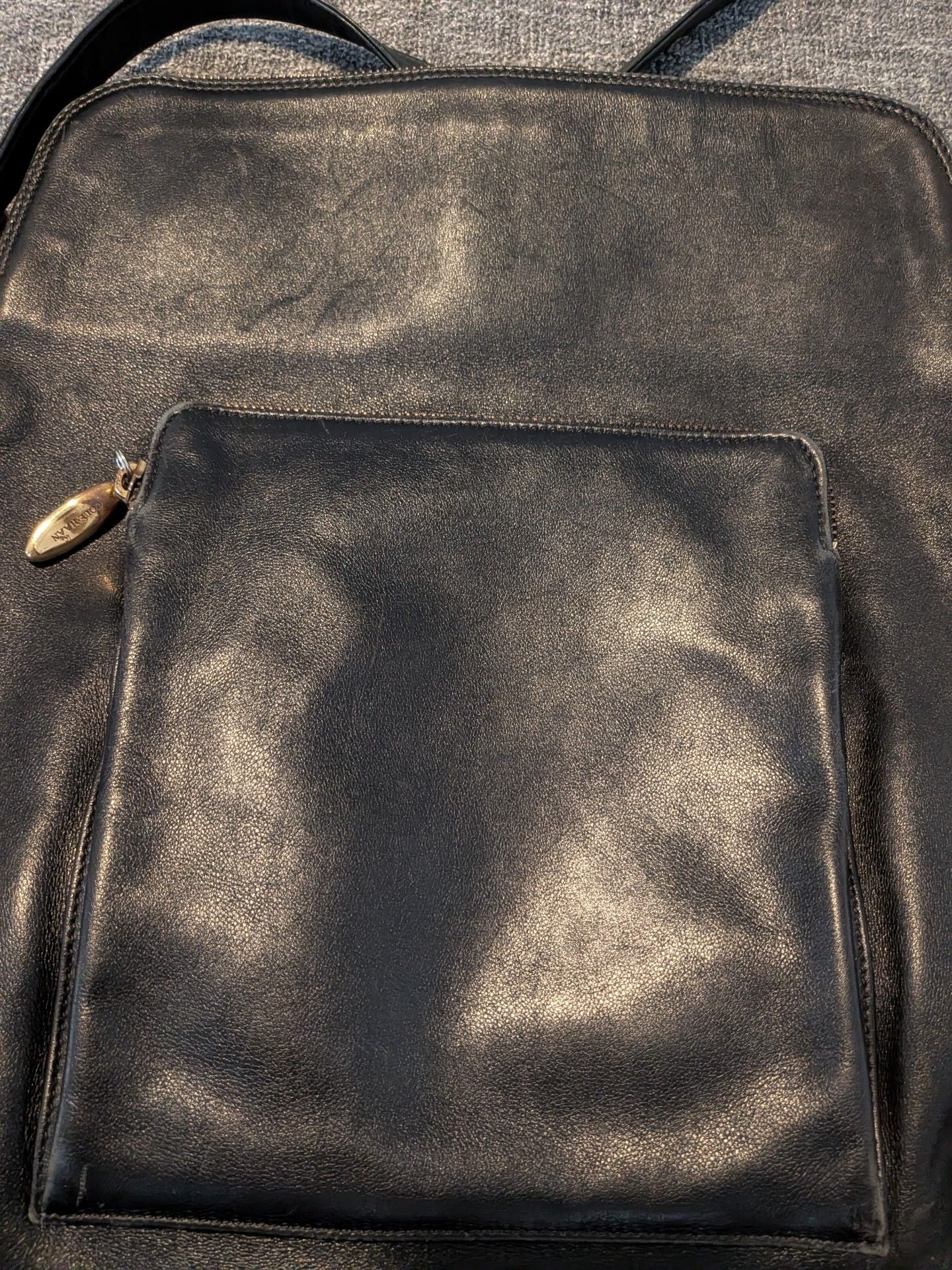 Cole Haan Black Leather Backpack 3