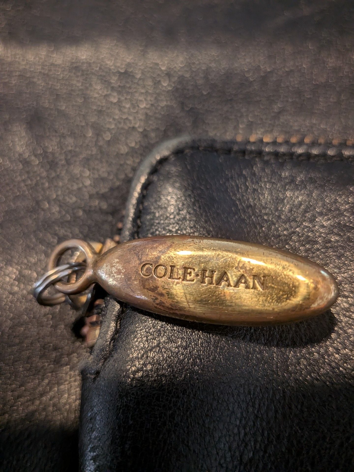 Cole Haan Black Leather Backpack 4