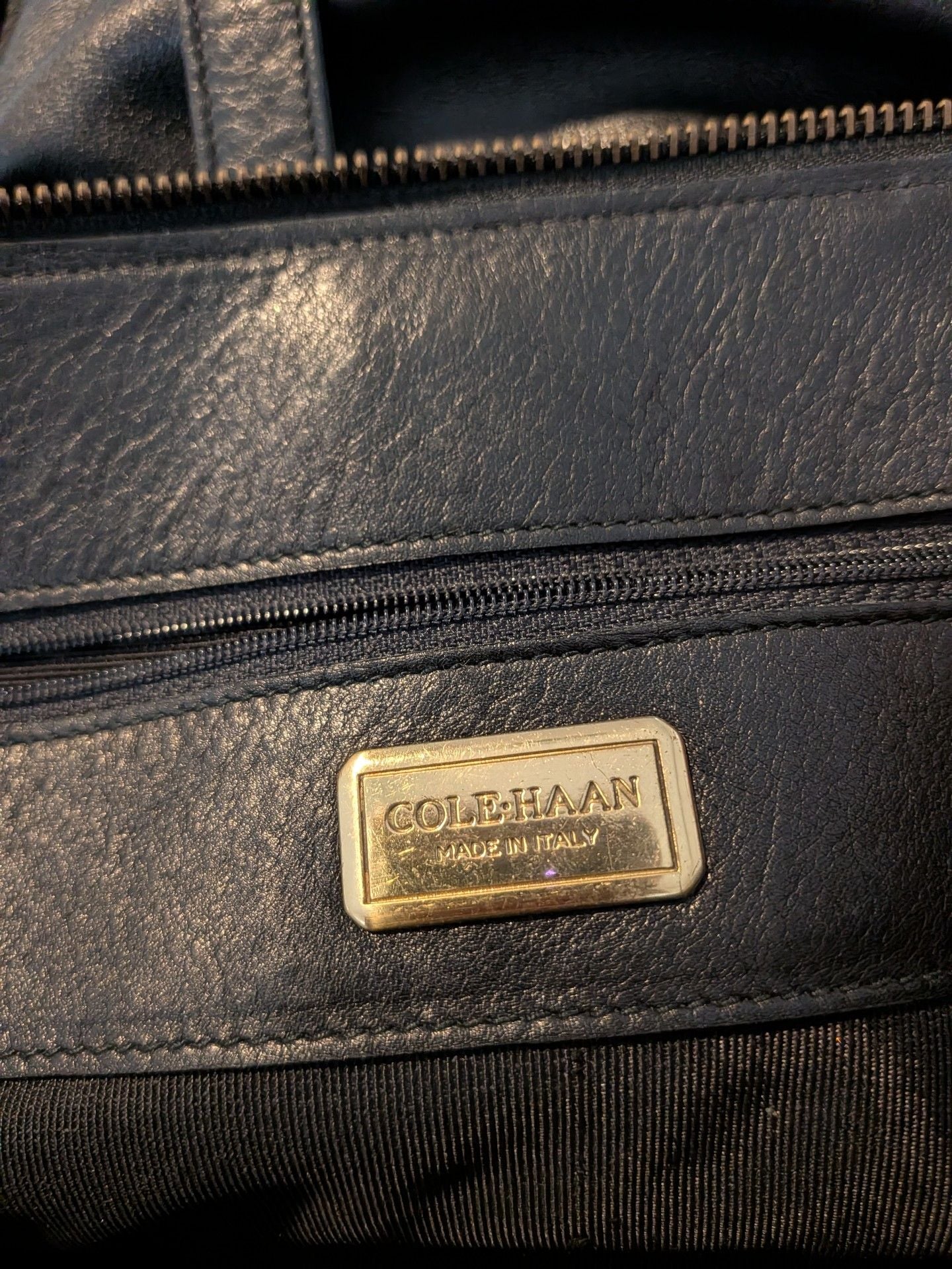 Cole Haan Black Leather Backpack 7