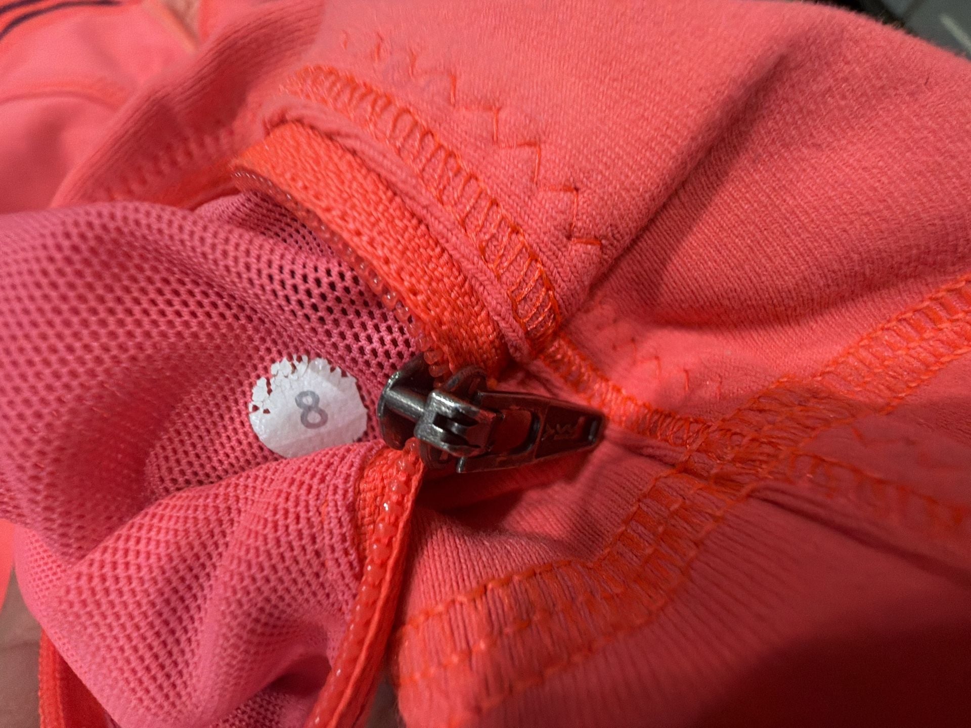 Lululemon Forme Jacket Size 8 Light Flare Classic Stripe 6