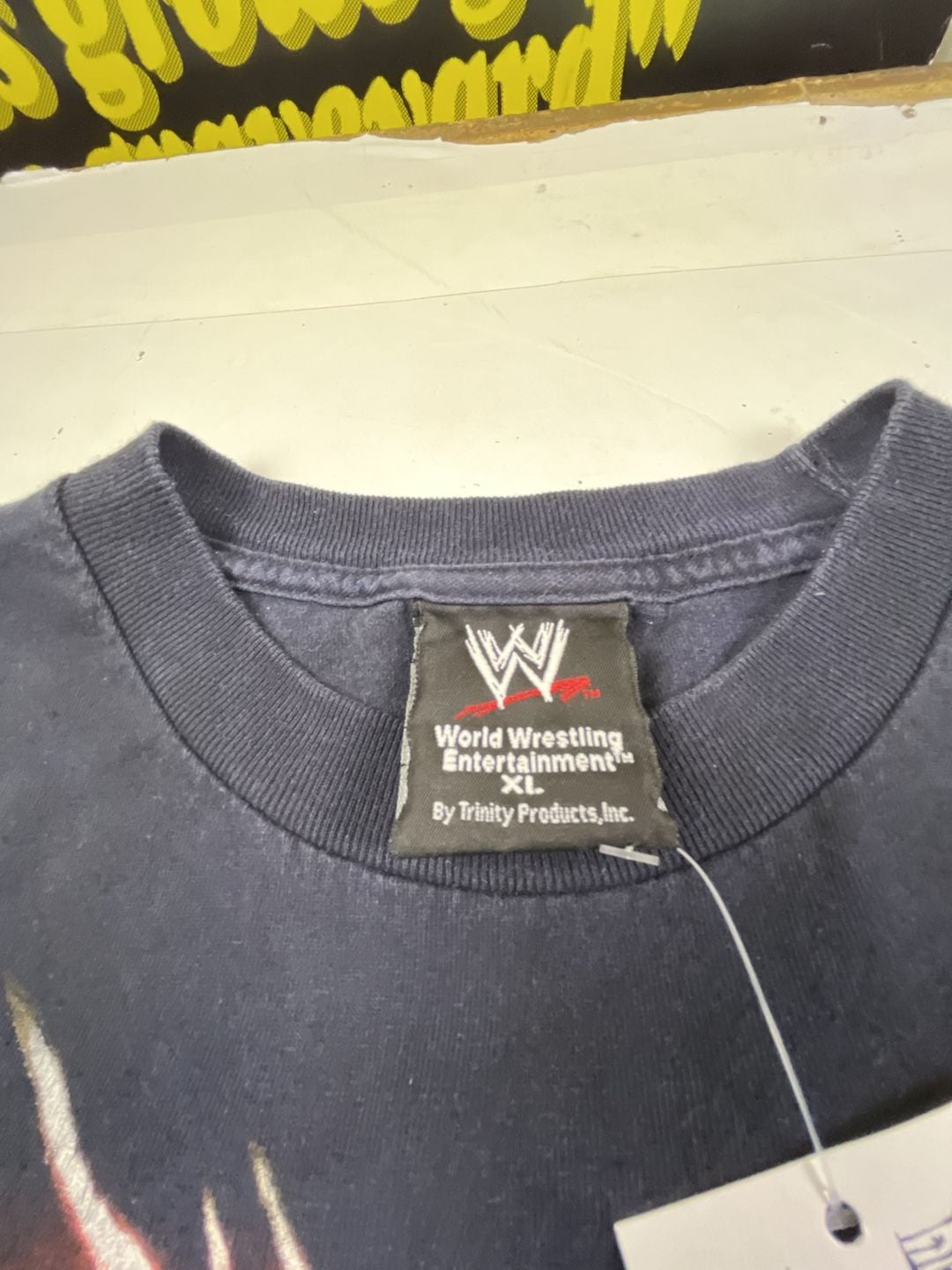 WWE Rob Van Dam RVD Dragon T-Shirt Size XL Vintage Y2K Black OF 4