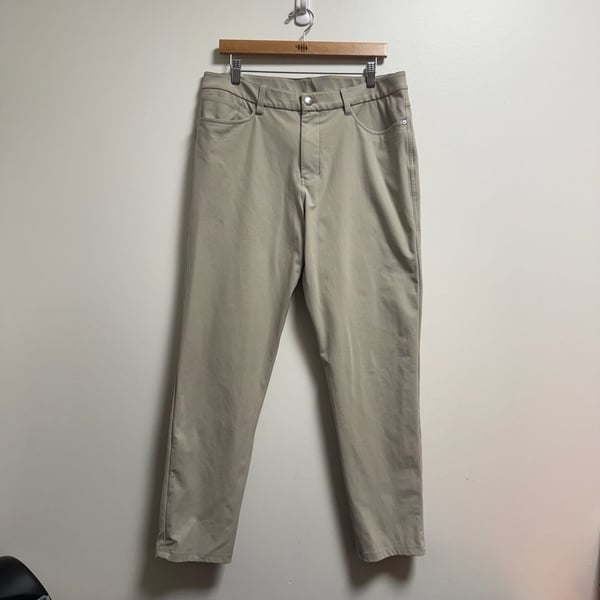 Lululemon ABC Slim-Fit 5 Pocket Pant Size 34 Trench Warpstreme