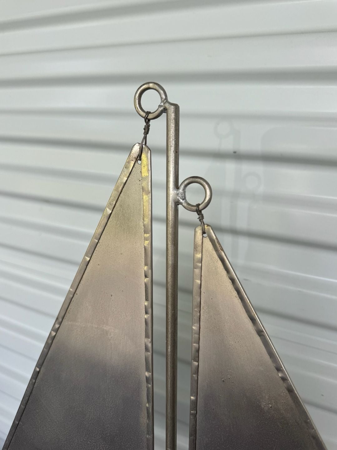 Wood And Metal Sailboat - Coastal Decor 3