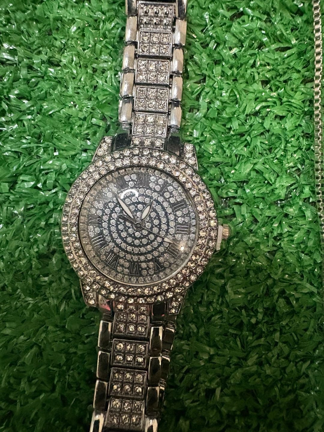 Fashion Jewelry Set Watch Necklace Ring Bracelet Earrings Rhinestone 2