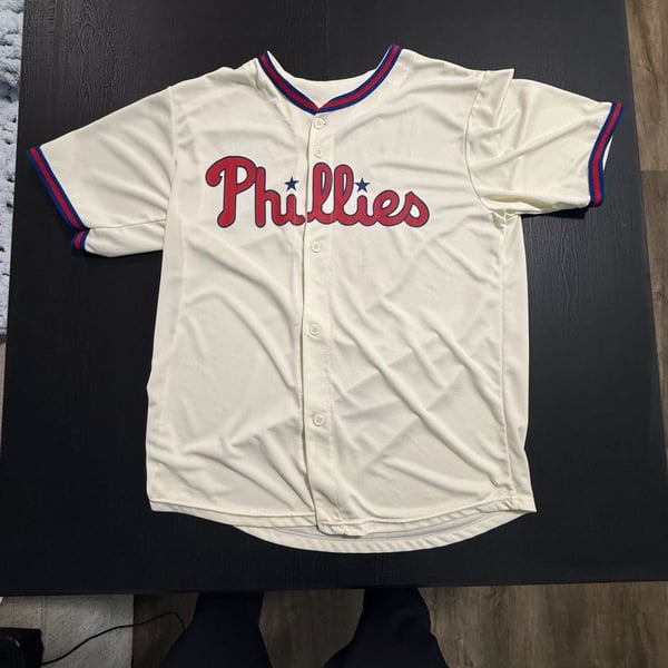 Philadelphia Phillies Bryce Harper Replica Jersey – Men’s Small – Cream