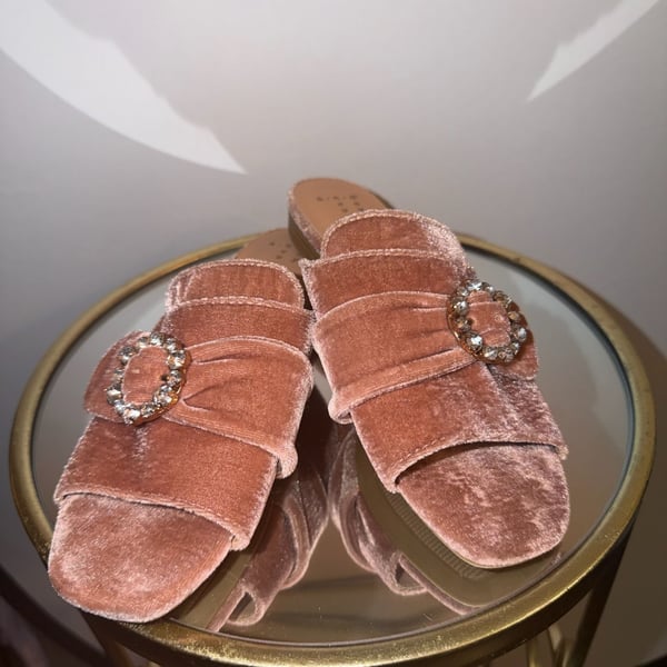 A New Day Velvet Slide Sandals Size 6.5 Blush
#8V1026