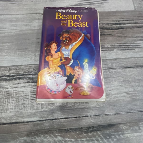 Walt Disney Beauty and the Beast VHS Tape Black Diamond Classic