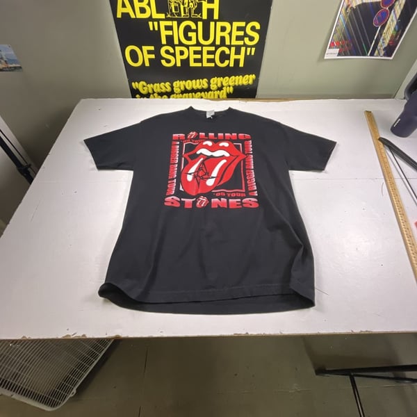 The Rolling Stones 2005 Tour T-Shirt Size XL Black A Bigger Bang