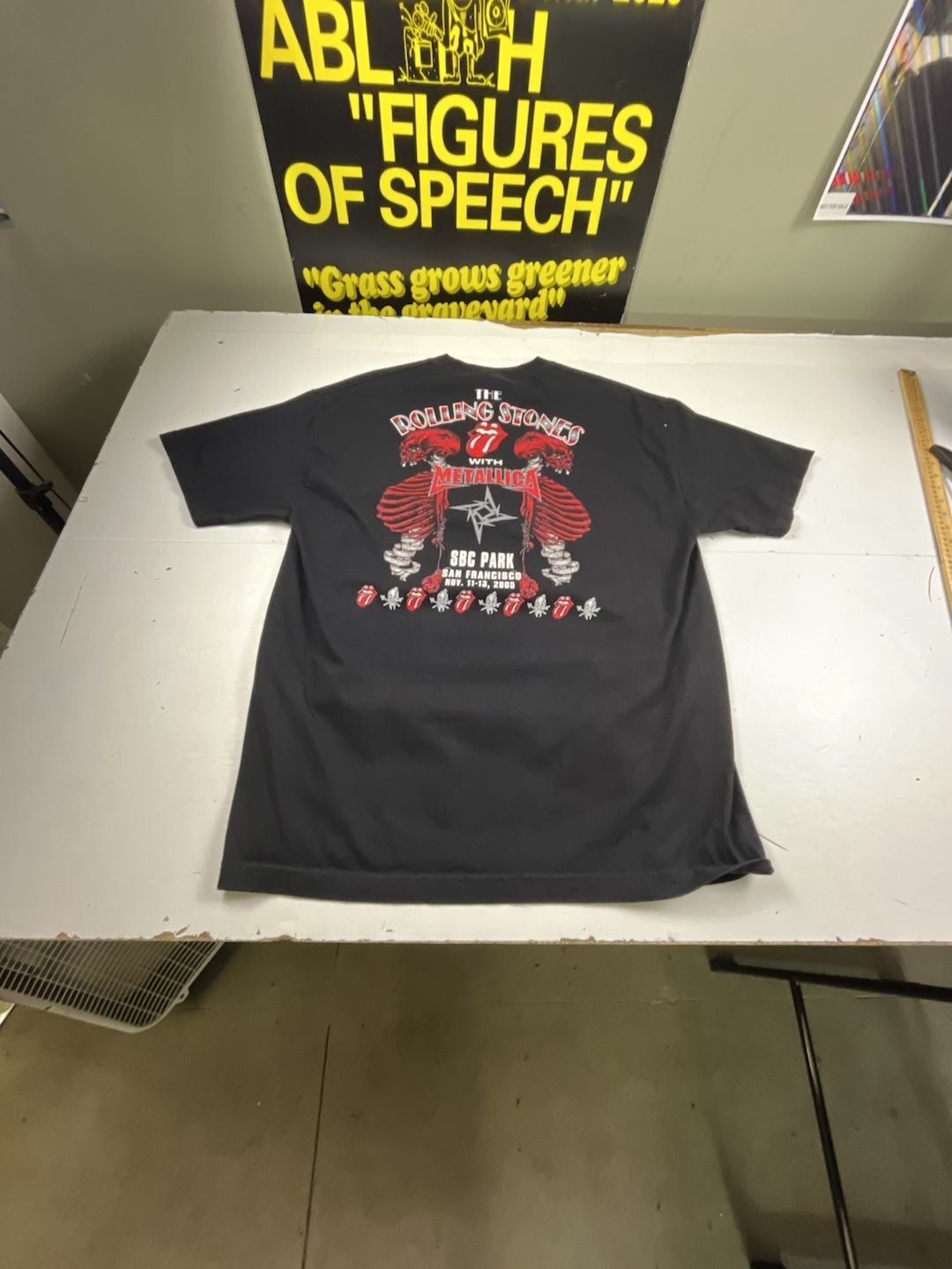 The Rolling Stones 2005 Tour T-Shirt Size XL Black A Bigger Bang 5