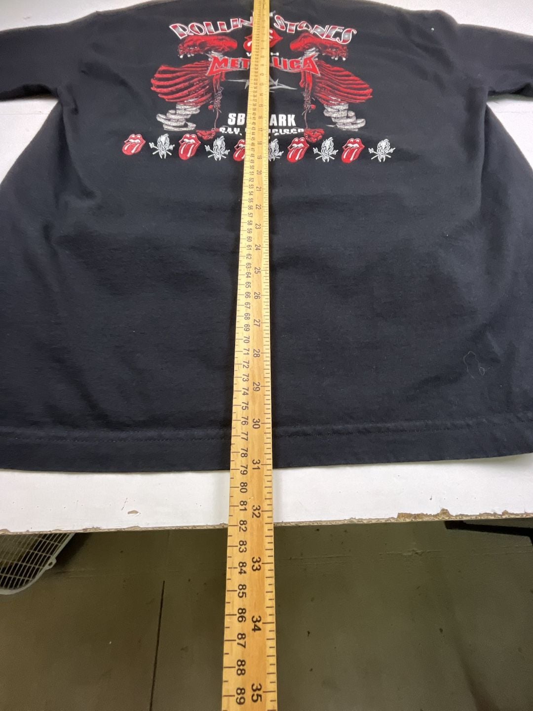 The Rolling Stones 2005 Tour T-Shirt Size XL Black A Bigger Bang 7