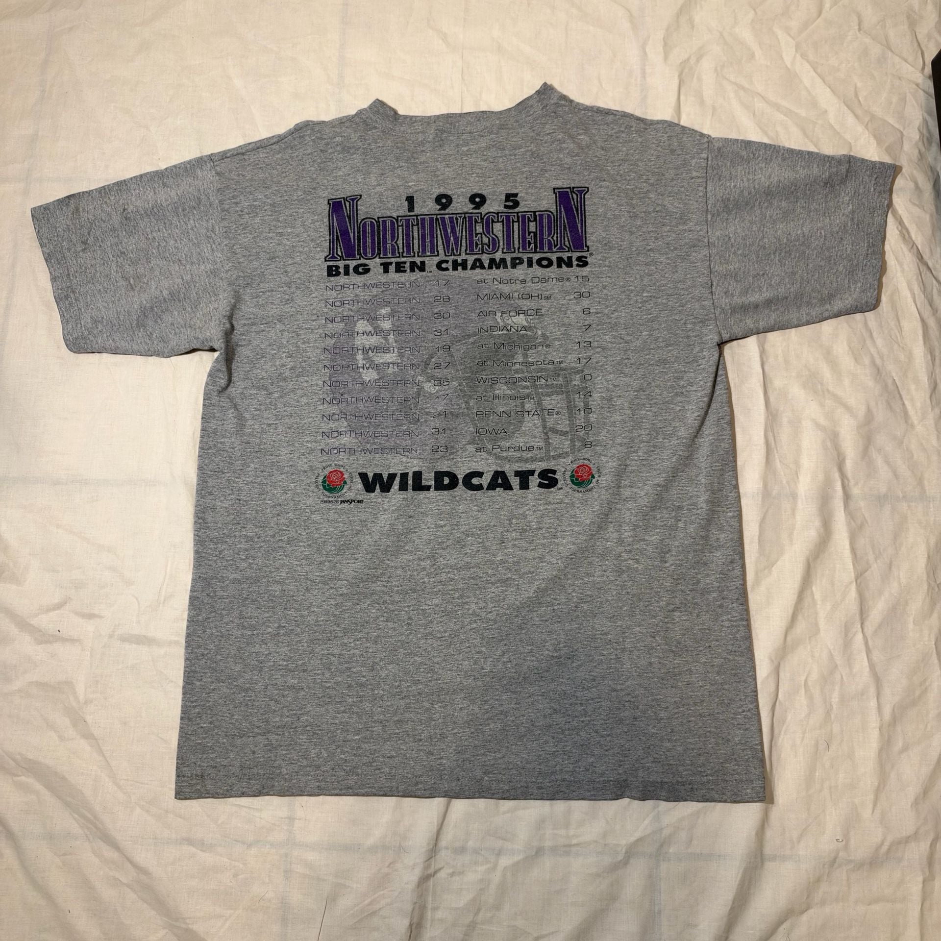 JanSport Northwestern Wildcats 1995 T-Shirt Large 2