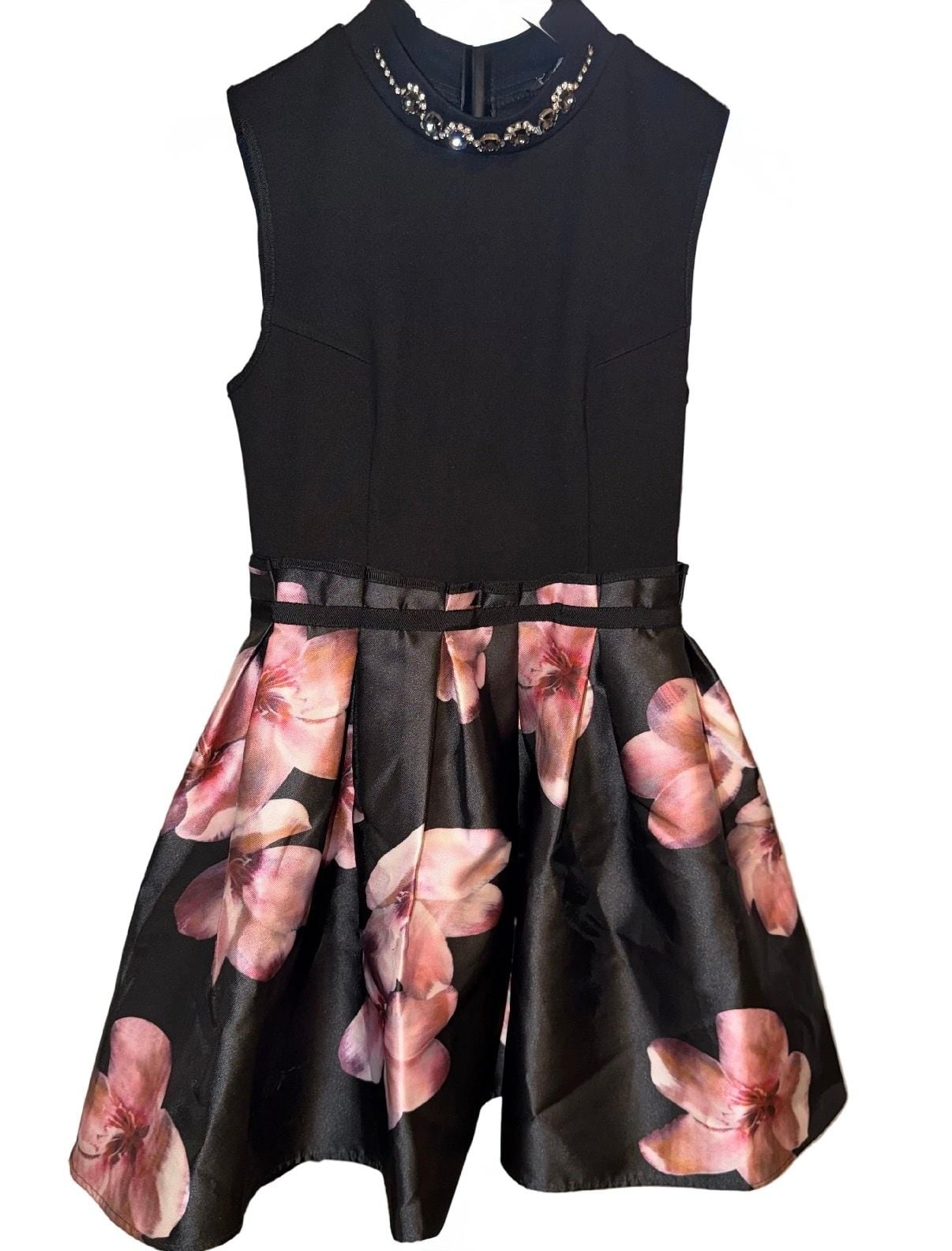 Leaf Fly x Stylewe Floral Fit & Flare Mini Dress Small 4
