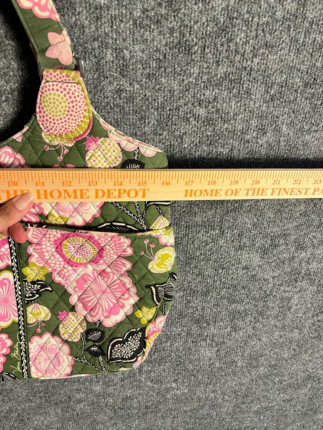 Vera Bradley Glenna Shoulder Bag Olivia Pink Floral 11