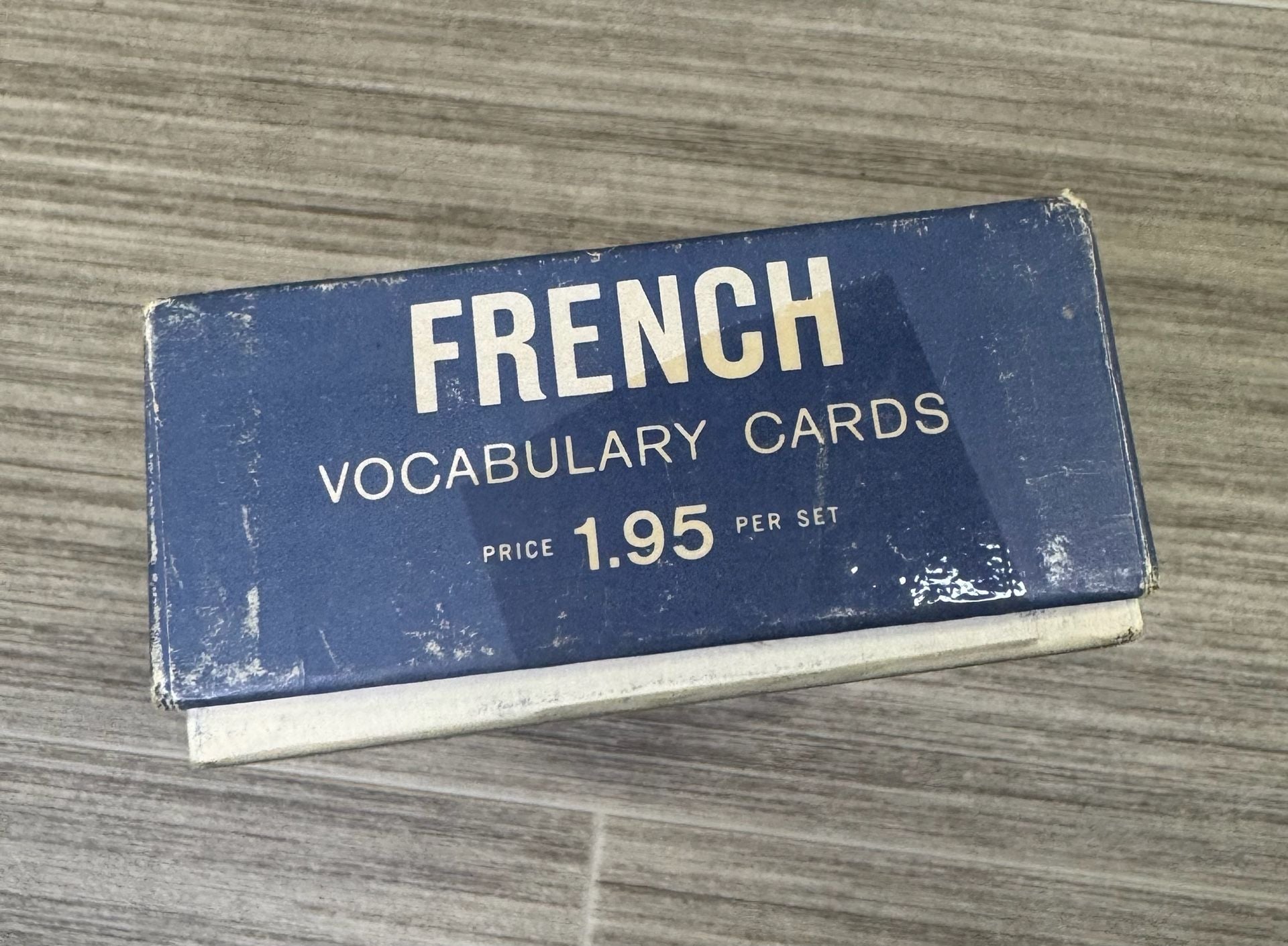 Vintage Vis-Ed French Vocabulary Cards 1000 Study Cards Set 4