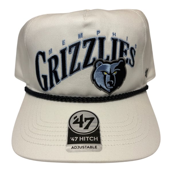 '47 Memphis Grizzlies Hitch Snapback Hat White