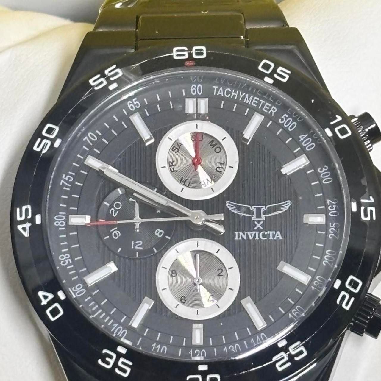 Invicta Chronograph Black Dial Watch 5