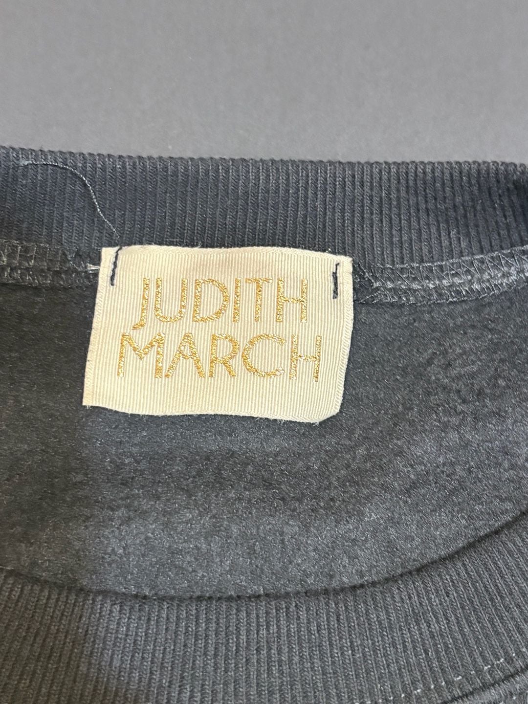 Judith March Custom Number 15 Sweatshirt Size S Black Rhinestone Stars 3