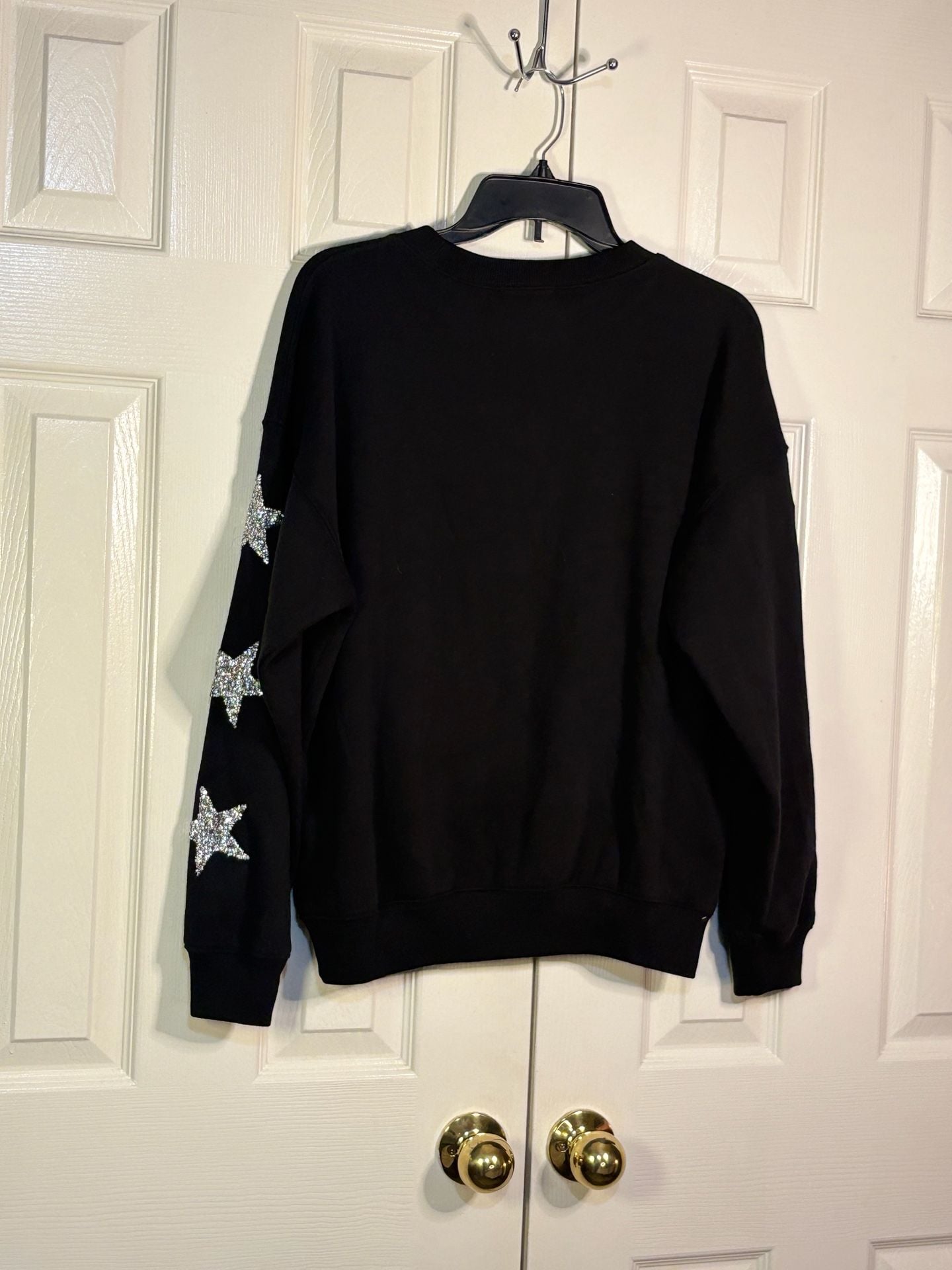Judith March Custom Number 15 Sweatshirt Size S Black Rhinestone Stars 8