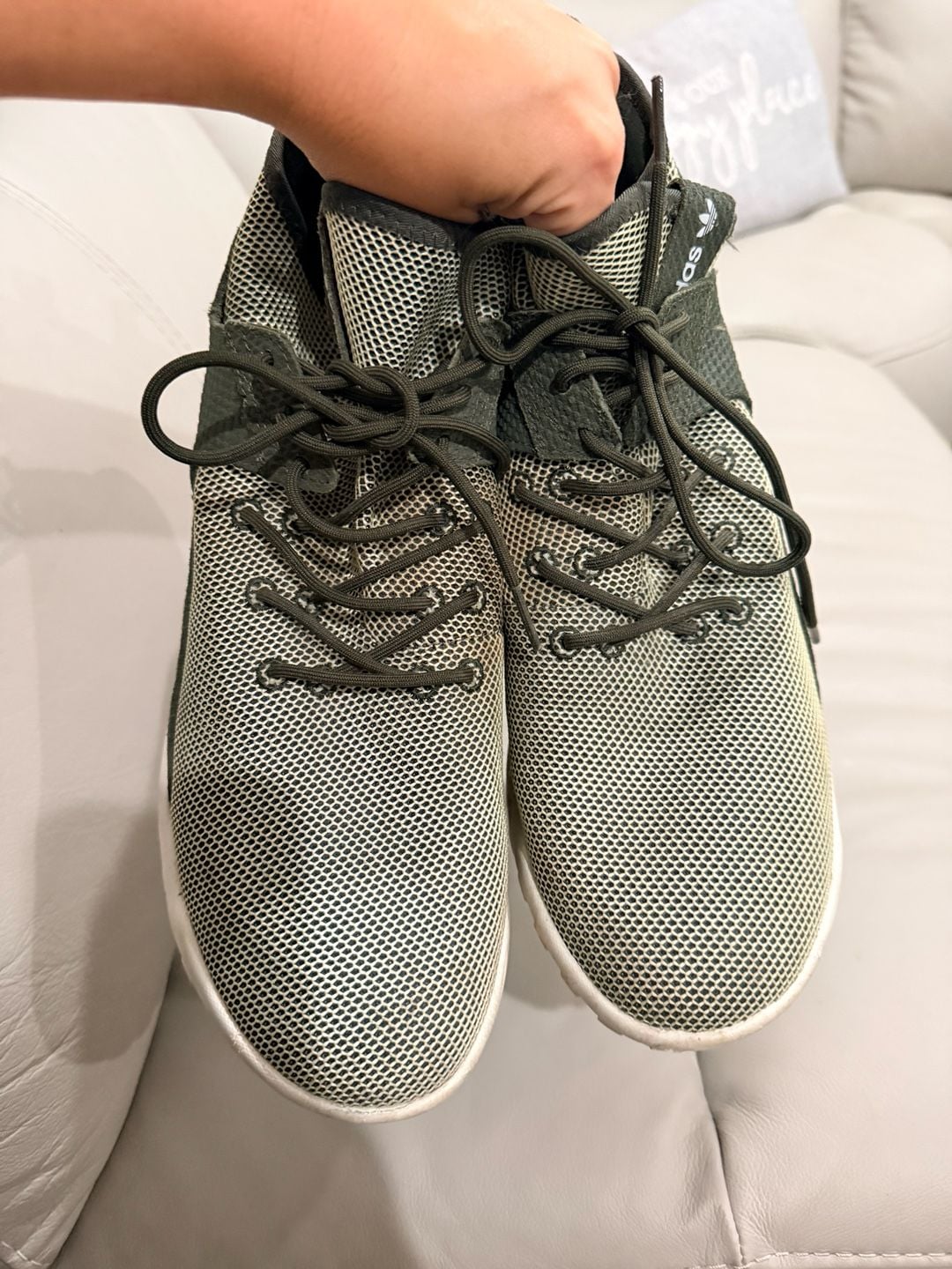 Adidas Tubular X Size 11 Night Cargo Green Sneakers 3