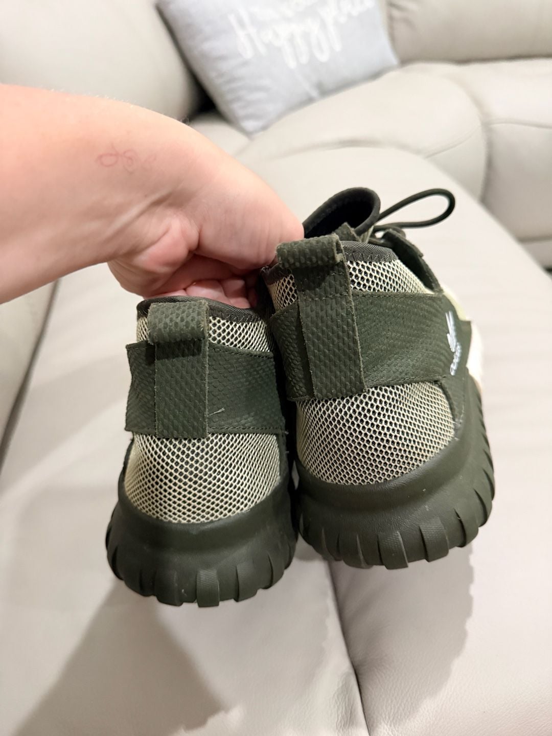 Adidas Tubular X Size 11 Night Cargo Green Sneakers 6