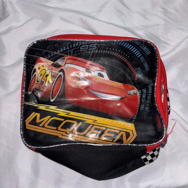 Thermos Disney Pixar Cars Lightning McQueen Insulated Lunch Bag