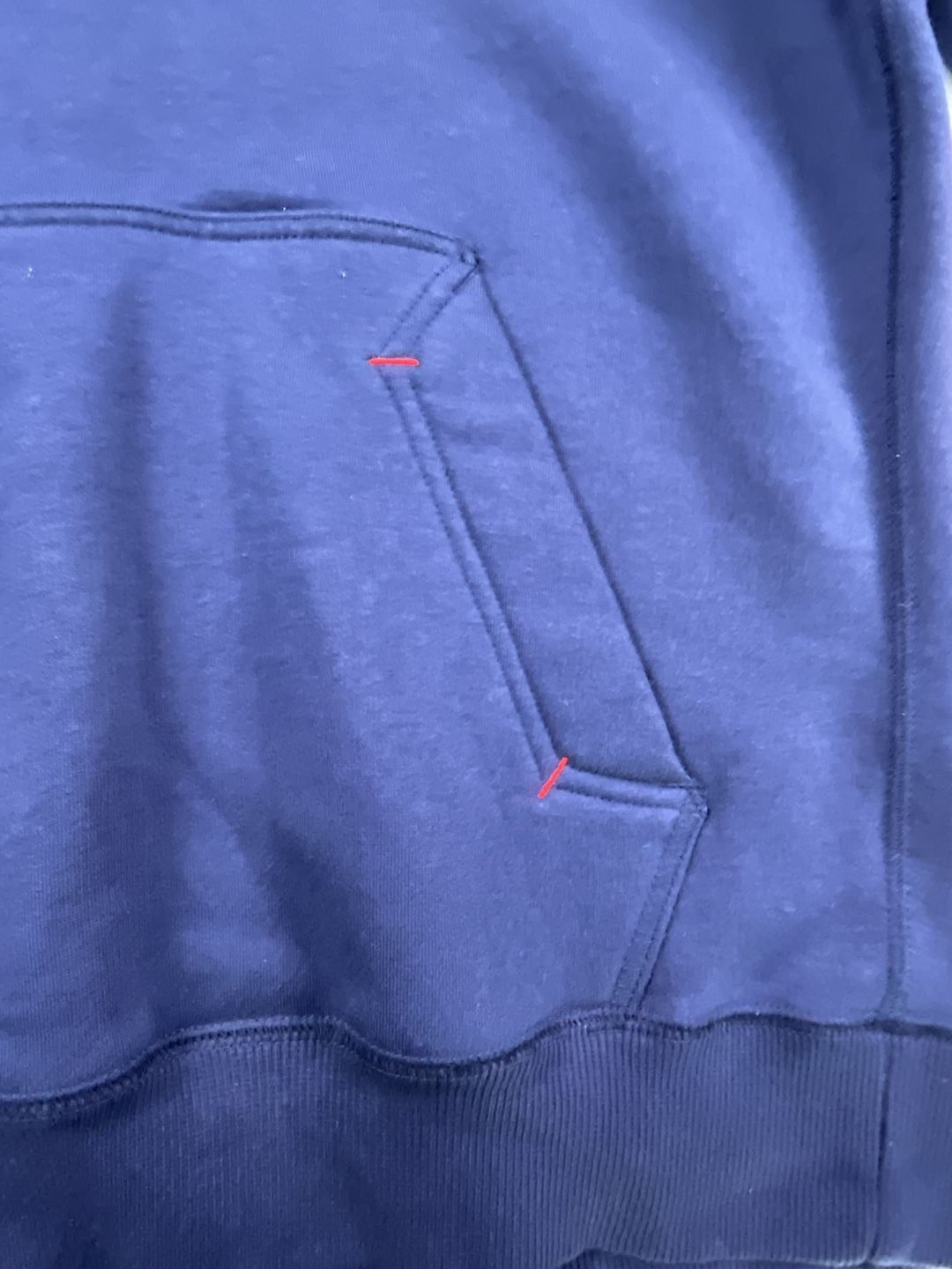 Nike Hoodie Size M Blue Chenille Towel Spellout Logo 5