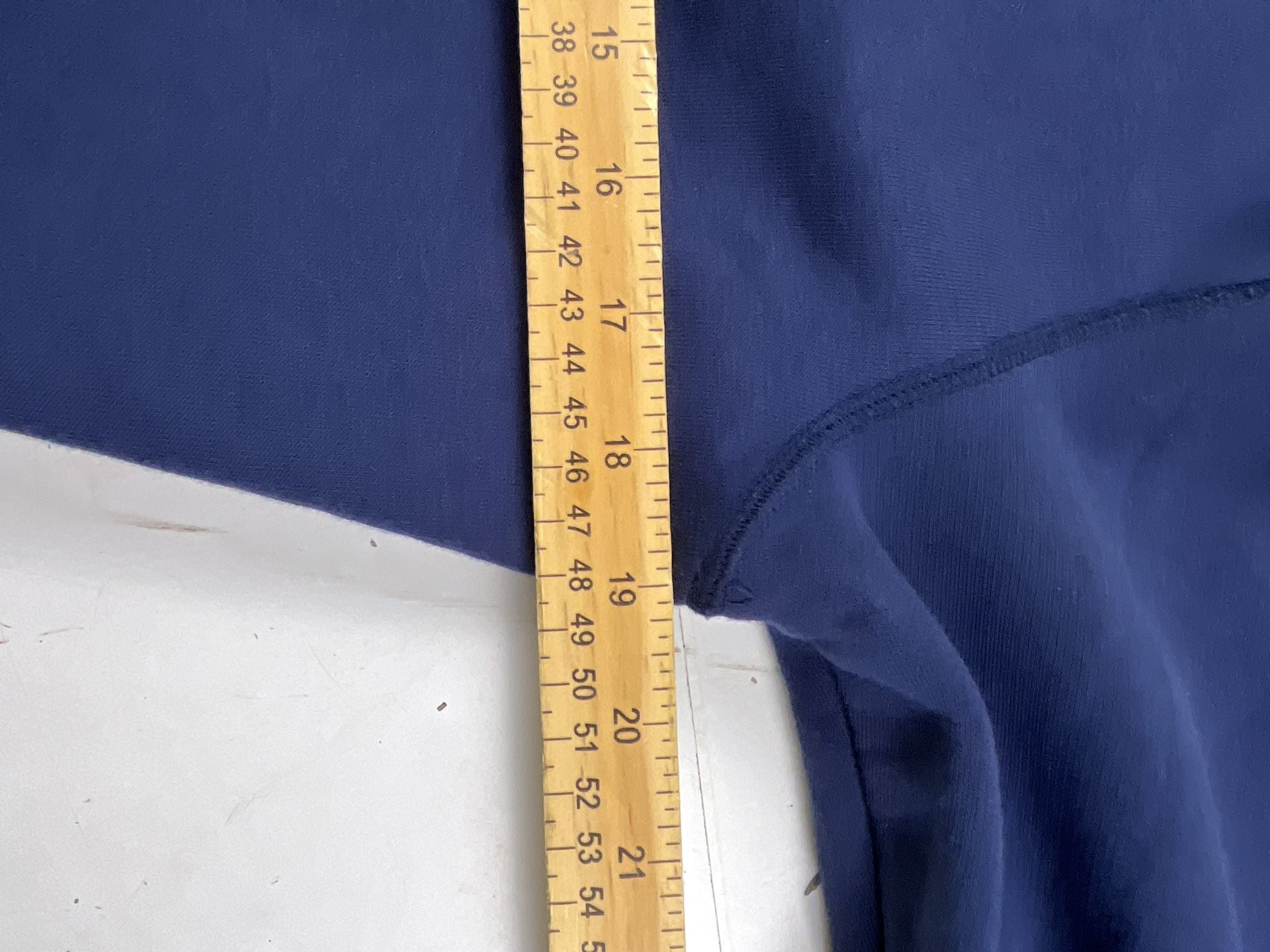 Nike Hoodie Size M Blue Chenille Towel Spellout Logo 7