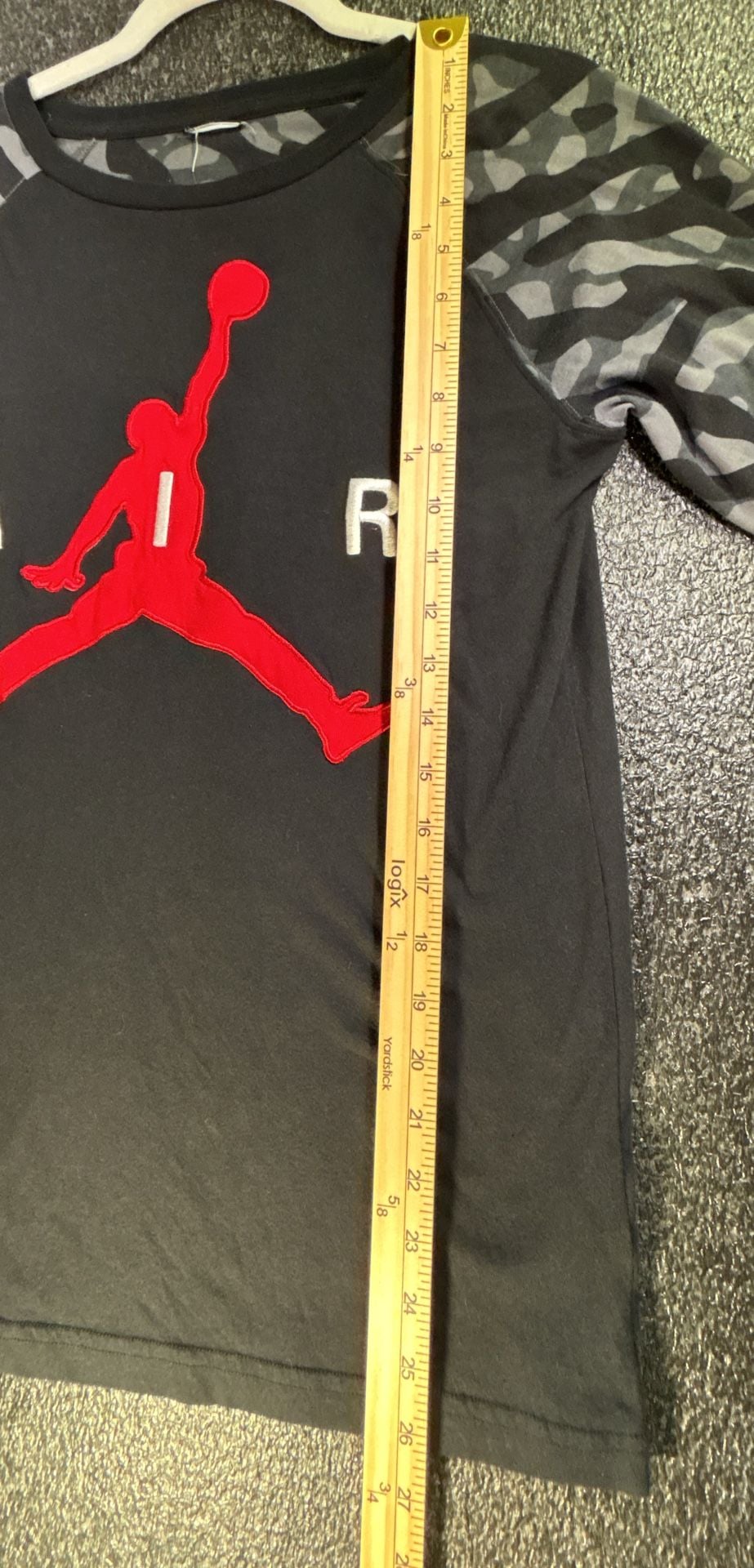 Jordan Jumpman Long Sleeve Shirt Black Red Camo 4