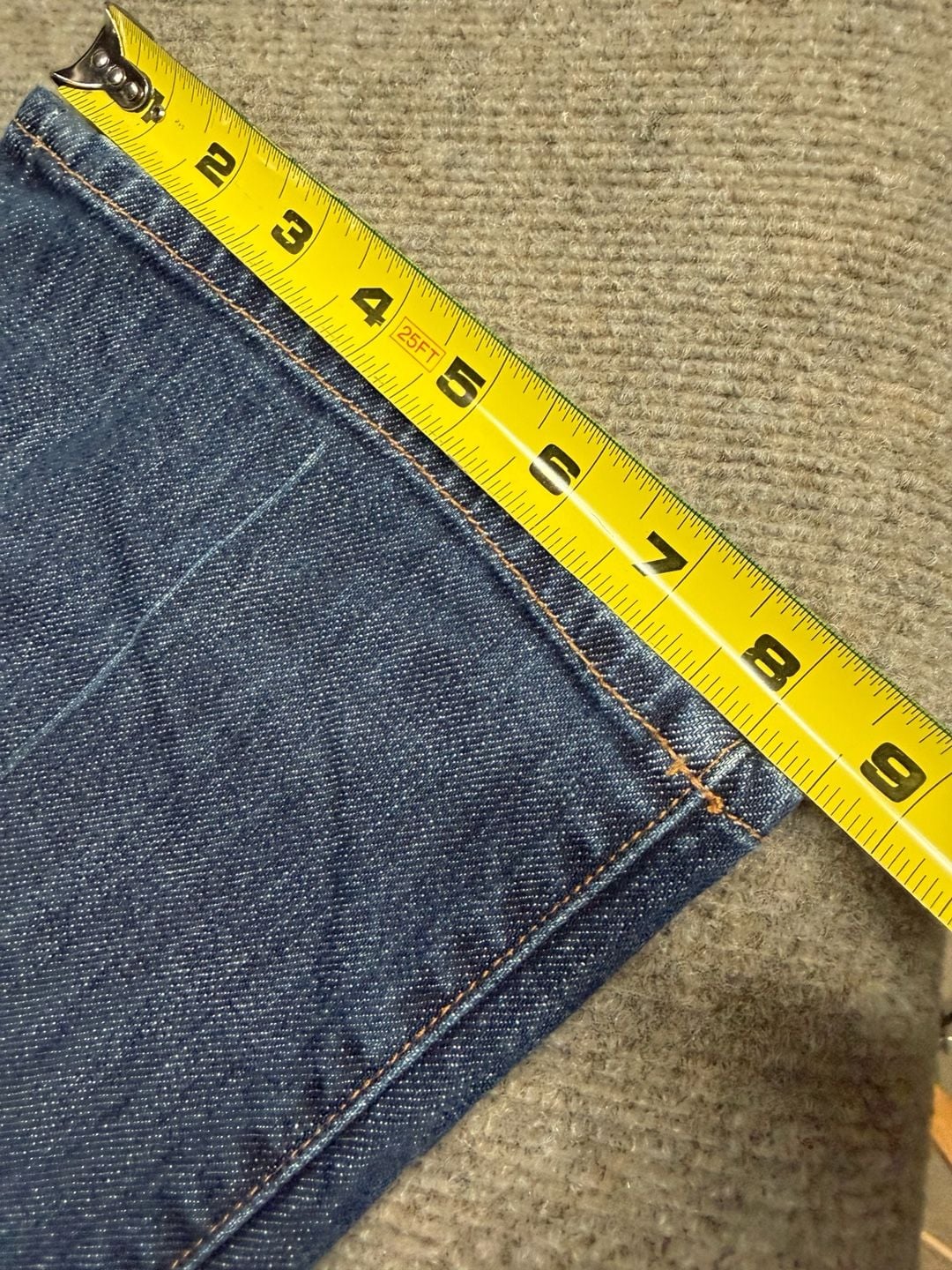 7 For All Mankind Bootcut Jeans Size 27 Blue Wash 8