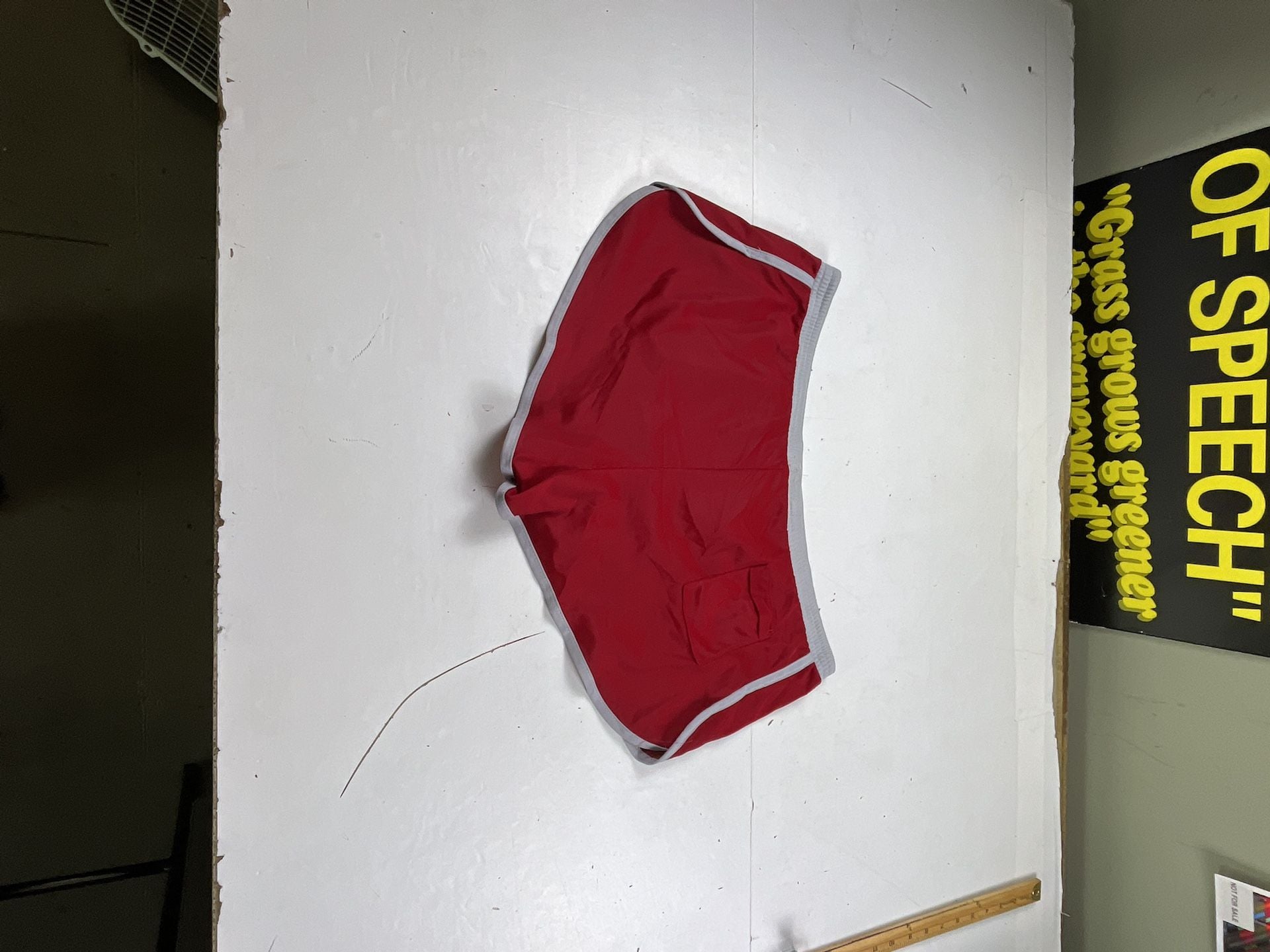 Nike Vintage Sprinter Shorts Size Large Red White 80s Nylon Running of 5