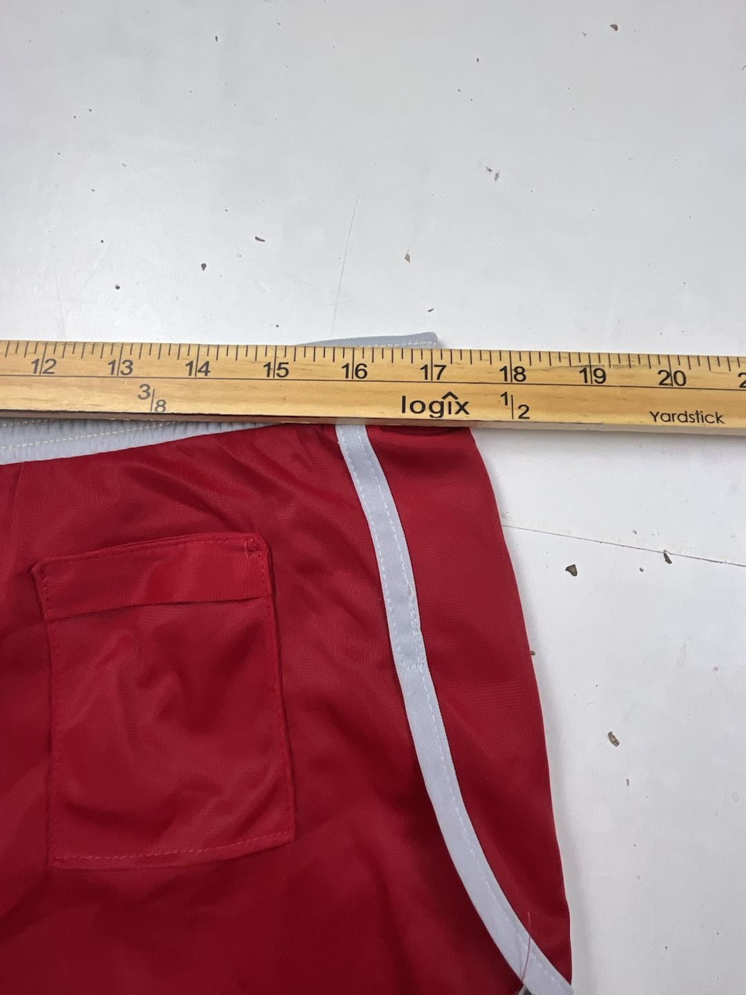 Nike Vintage Sprinter Shorts Size Large Red White 80s Nylon Running of 6