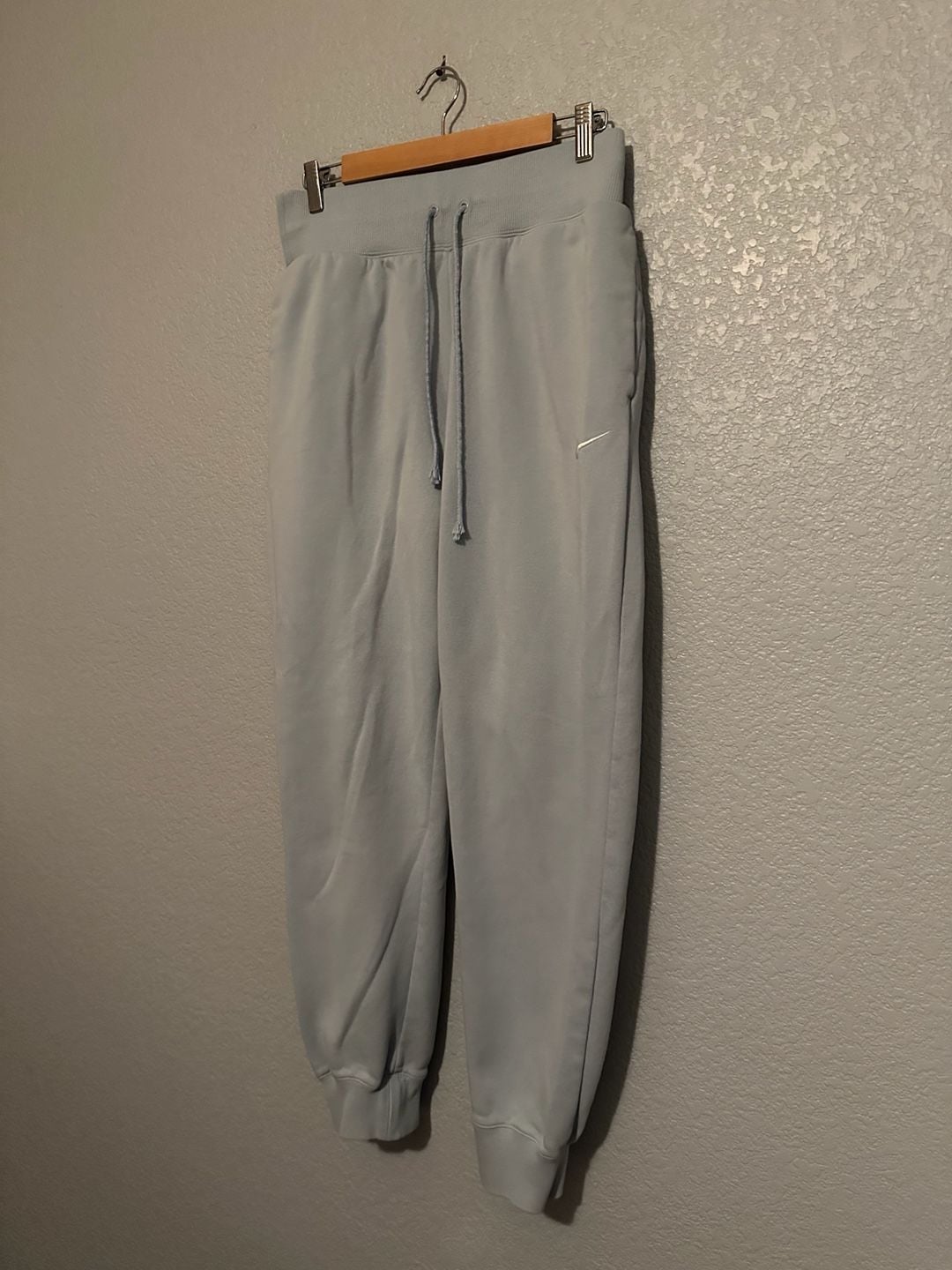 Nike Phoenix Fleece High-Waisted Sweatpants Light Blue Size M 5