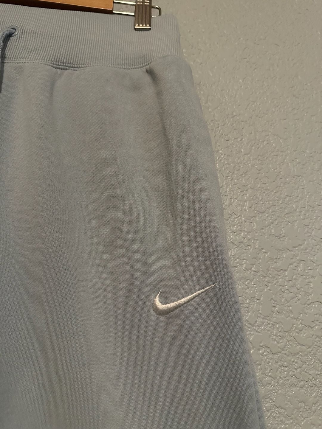 Nike Phoenix Fleece High-Waisted Sweatpants Light Blue Size M 6