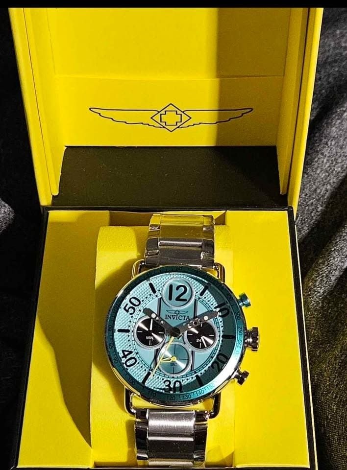 Invicta Speedway 50879 Men's Chronograph Watch Turquoise Dial 44 mm 2