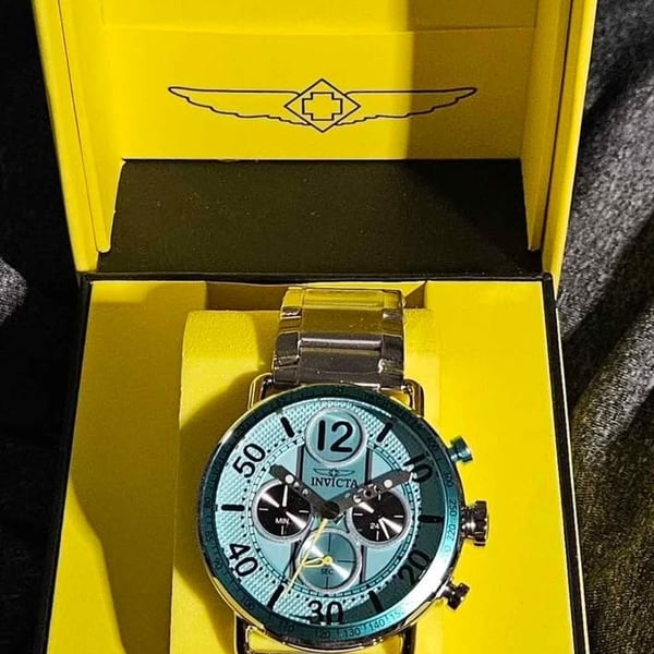 Invicta Speedway 50879 Men's Chronograph Watch Turquoise Dial 44 mm