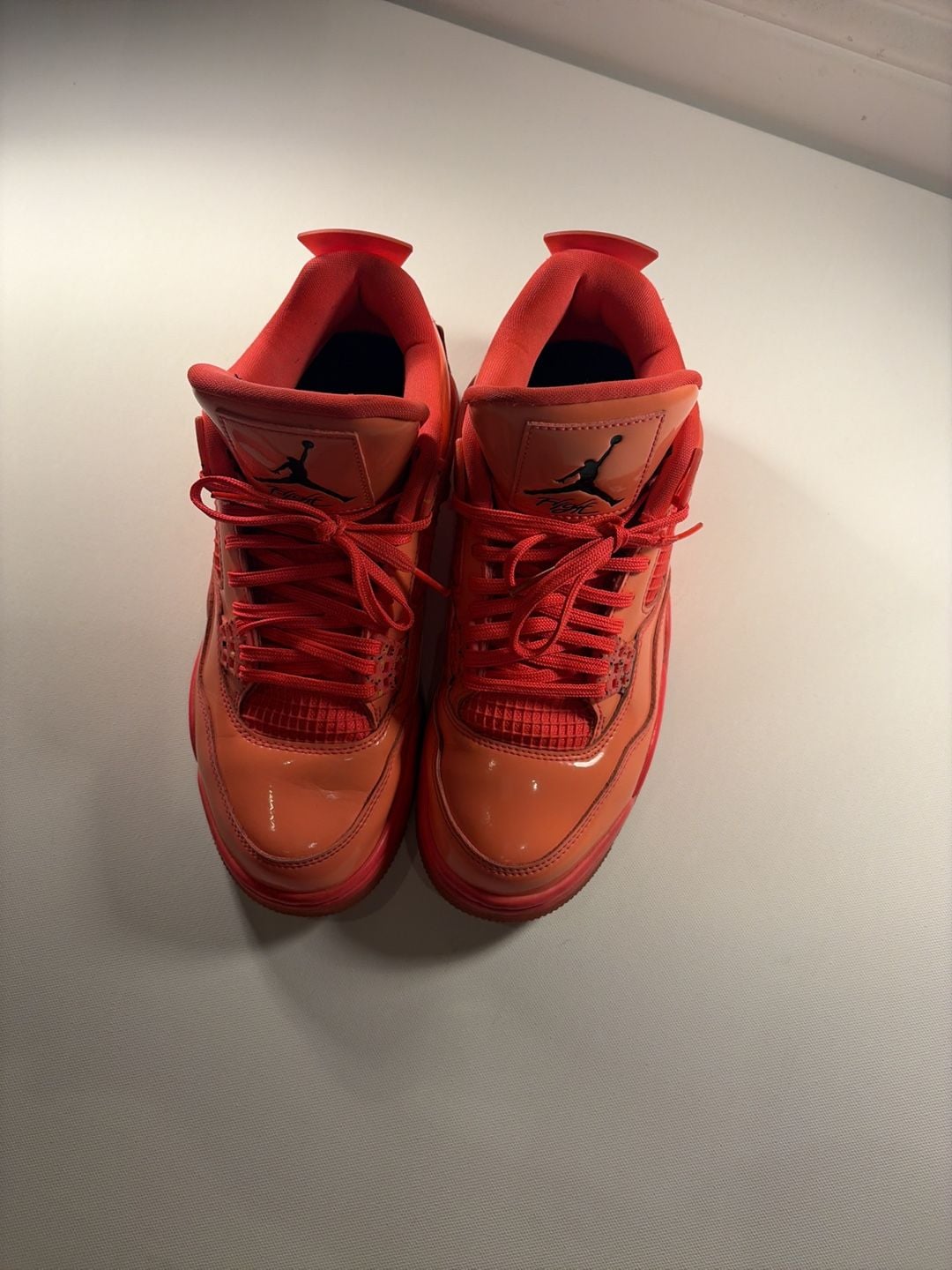 Nike Air Jordan 4 Retro NRG Hot Punch Patent Leather Sneakers 2